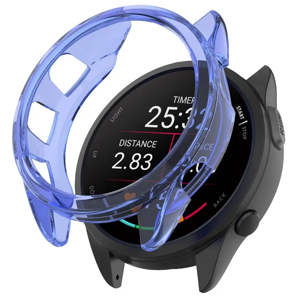 Cubierta protectora de TPU para reloj inteligente, marco Protector de pantalla, accesorios para Garmin Forerunner 165/165, música