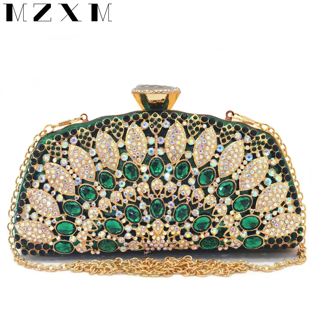 

Woman Diamond Evening Bags Hot-Fix Rhinestone Purse Crystal Clutches For Wedding Party Luxury Designer Mini Handbags