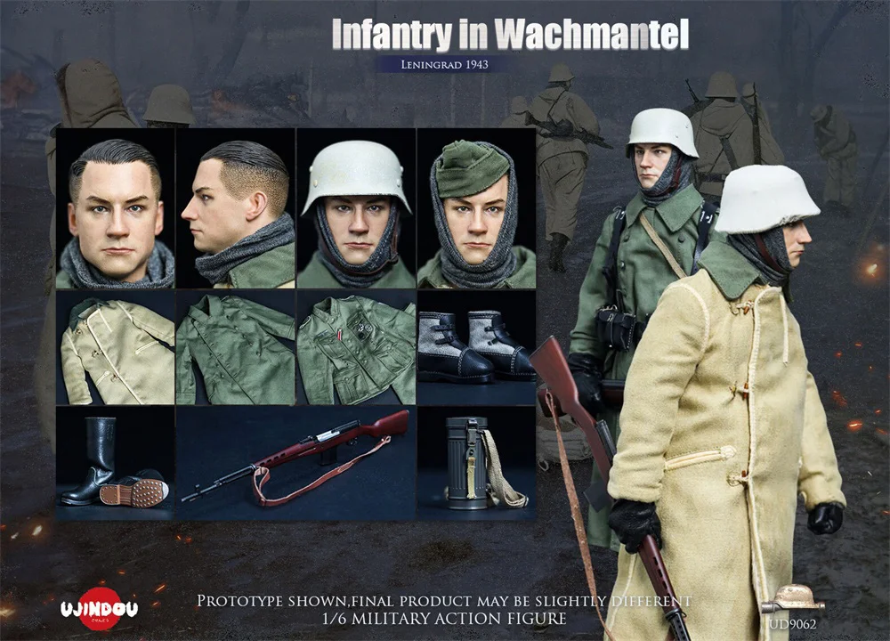 1/6 UJINDOU UD9062 Soldier Doll Full Set Moveable Action Figure About 12“ Gift For Fans Collect”