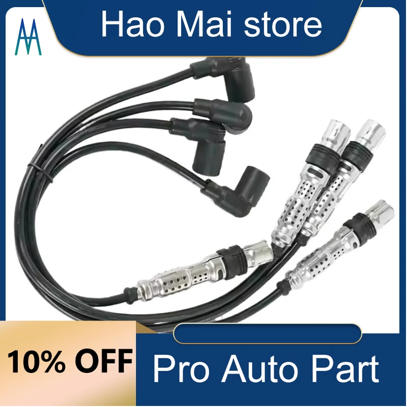

03F905409C A set Ignition Wire Spark Plug Cable for Skoda Yeti Octavia Rapid Fabia Audi A3 S3 A1 VW Polo Golf Jetta beetle