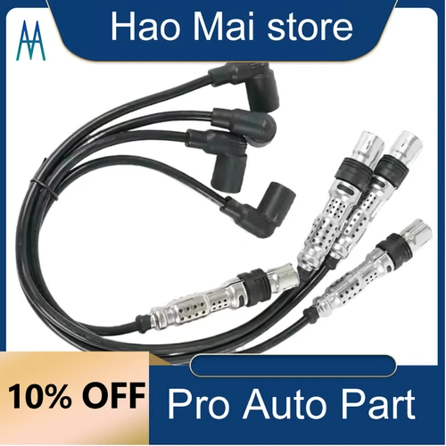 03F905409C un juego de cables de encendido, Cable de bujía para Skoda Yeti Octavia Rapid Fabia Audi A3 S3 A1 VW Polo Golf Jetta beetle