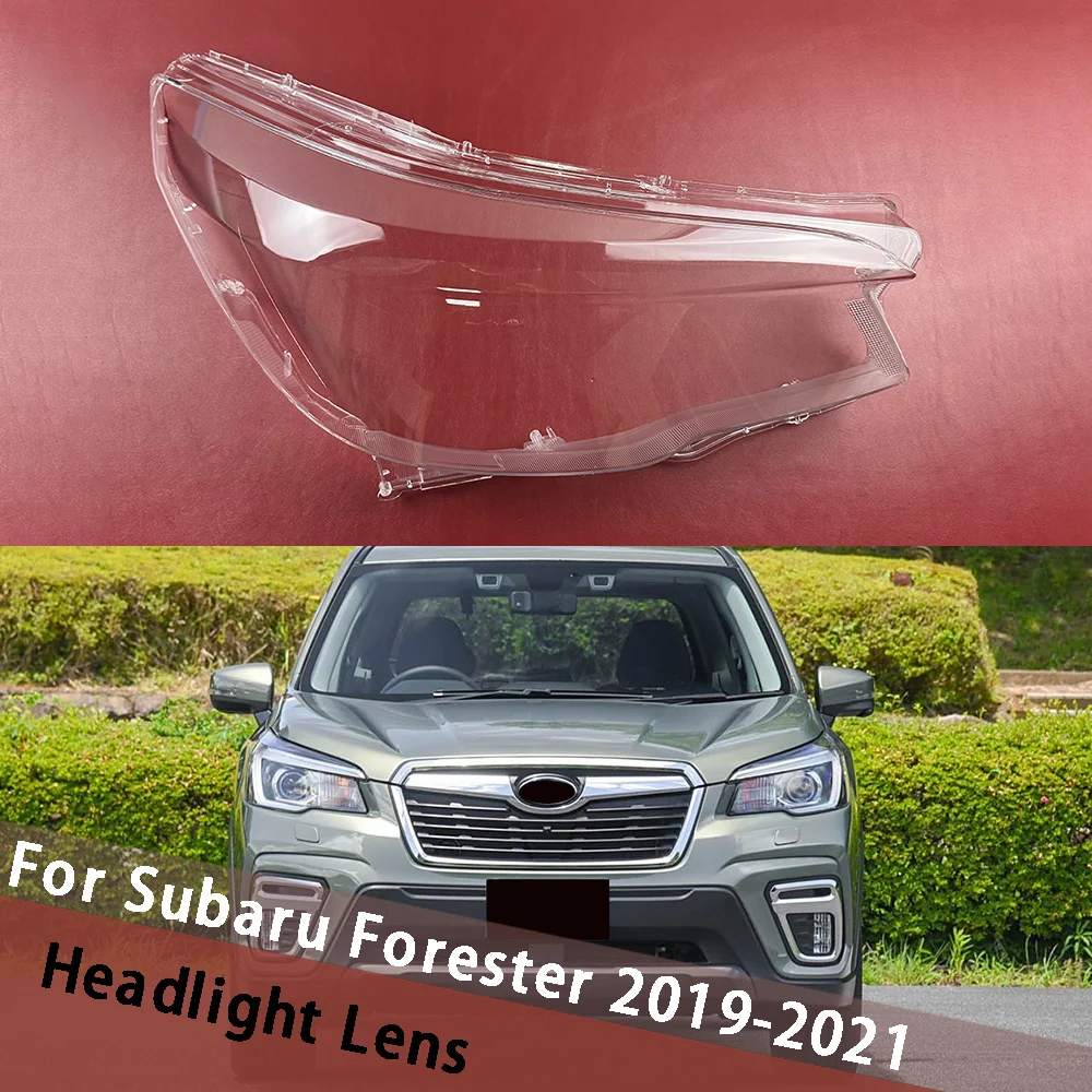 

For Subaru Forester 2019 2020 2021 Transparent Lampshade Headlight Lens Cover Headlamp Shell Plexiglass Auto Replacement Parts