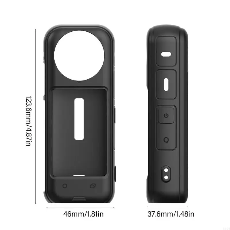 U13B Black Silicones Case Cover cho máy ảnh Vỏ vết trầy xước nắp ống kính có nắp camera thoải mái đảm bảo toàn