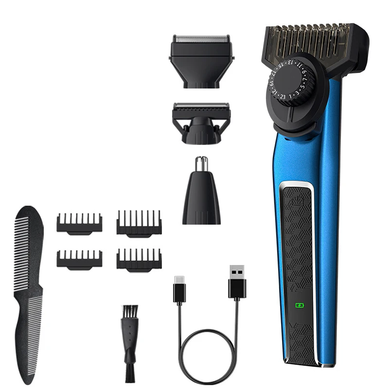 4 IN 1 Multifunctional Grooming Instrument For Shaving Beard, Hair Cutting, Nose Hair Trimming, Body Hair Trimming