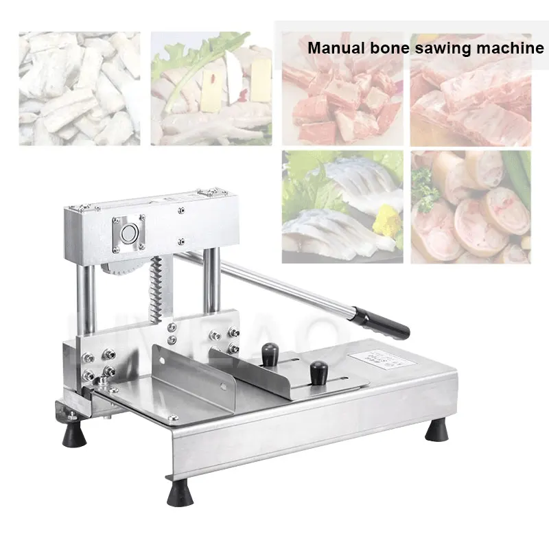 

Commercial Guillotine Machine Ribs Pig's Feet Lamb Chops Bone Cutter Stainless Steel Bone Sawing Machine