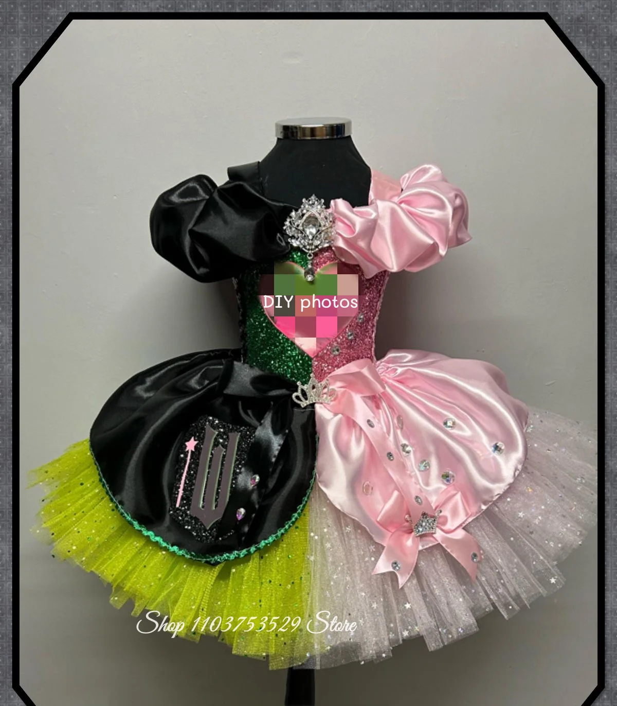 Customized Patchwork Floral Flower Girl Dresses Children's Everyday Formal Wear DIY Inspiration Images Birthday Party Dresses