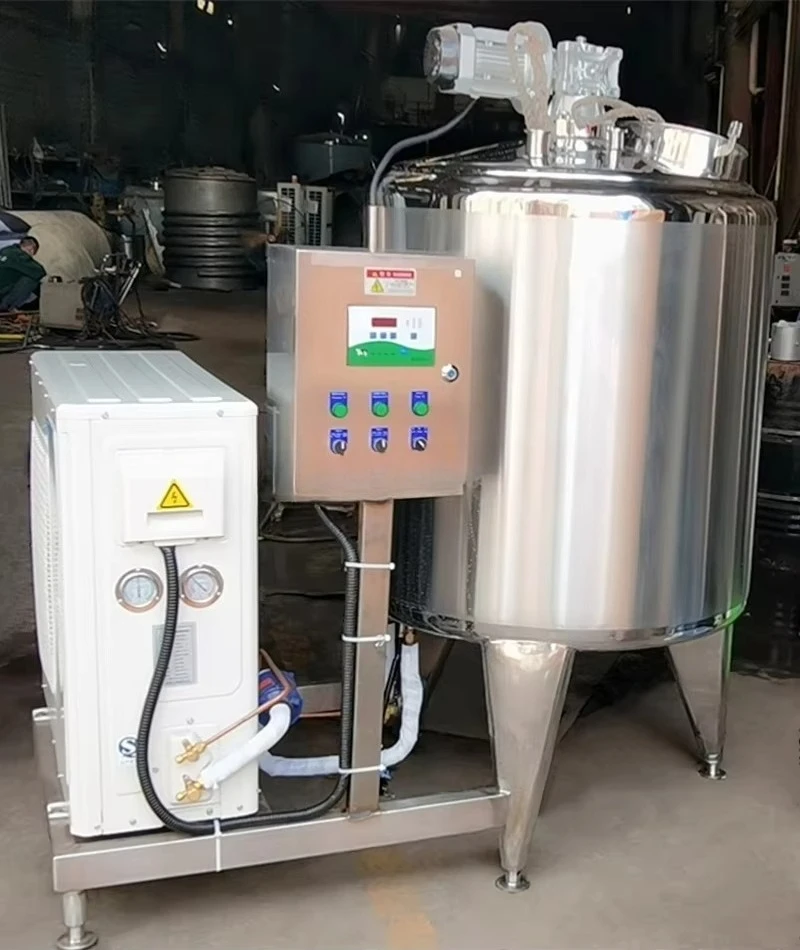 Good Price Stainless Steel 1000 Liter Milk Cooling tank 1000L Fresh Milk Receiving Storage tank 1000 l Cooler Tanks for Sale