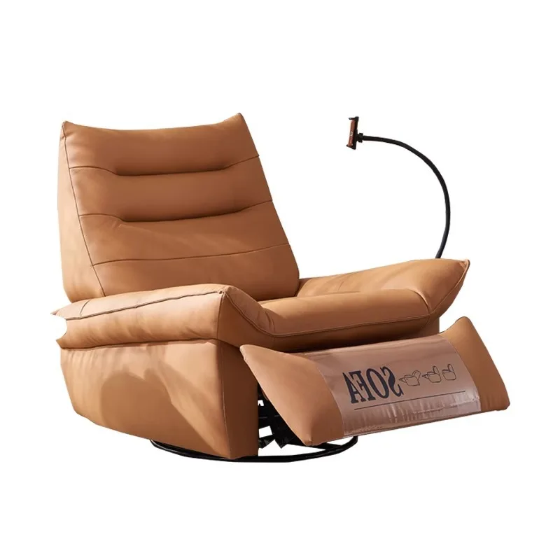 Household adjustable leisure electric sofa, function rotation can lie down and sleep