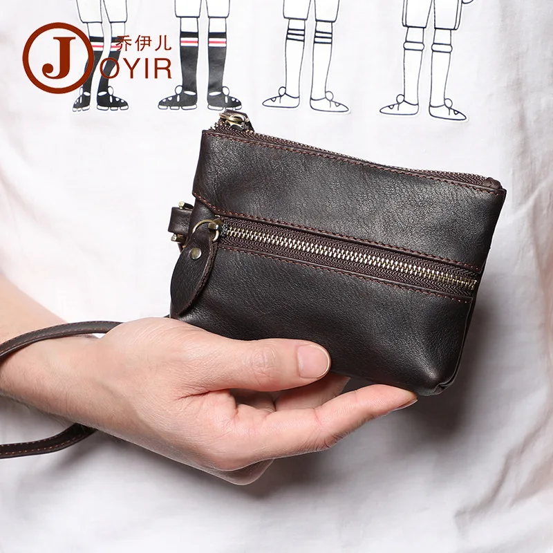 Handmade Original Top Layer Cowhide Leather Car Key Bag Multi-Functional Wallet Card Holder for Men And Women Vintage Style
