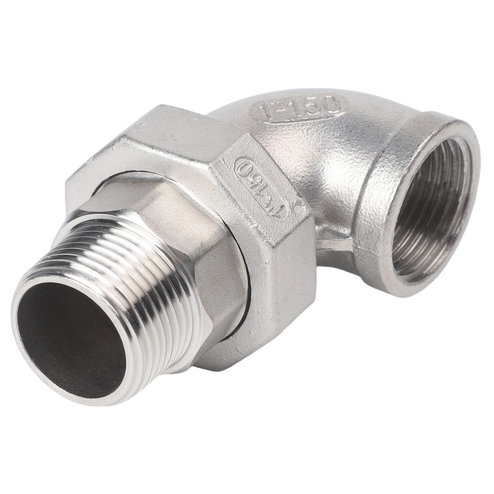 

Коленчатый фитинг 90 градусов, высокая термостойкость 1 F X 1 M 90 Grade Колено из нержавеющей стали 304, диапазон температур 0-180 C