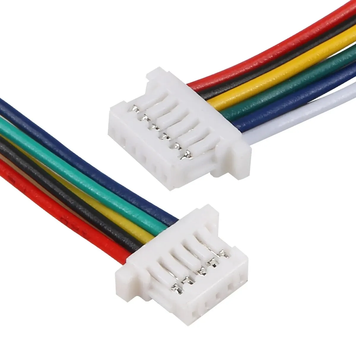 JST SH1.0 1.0mm Female to Female Jack Wire Cable Connector Double Plug JST 1.0 2/3/4/5/6 Pin Connector 28AWG Socket Terminal