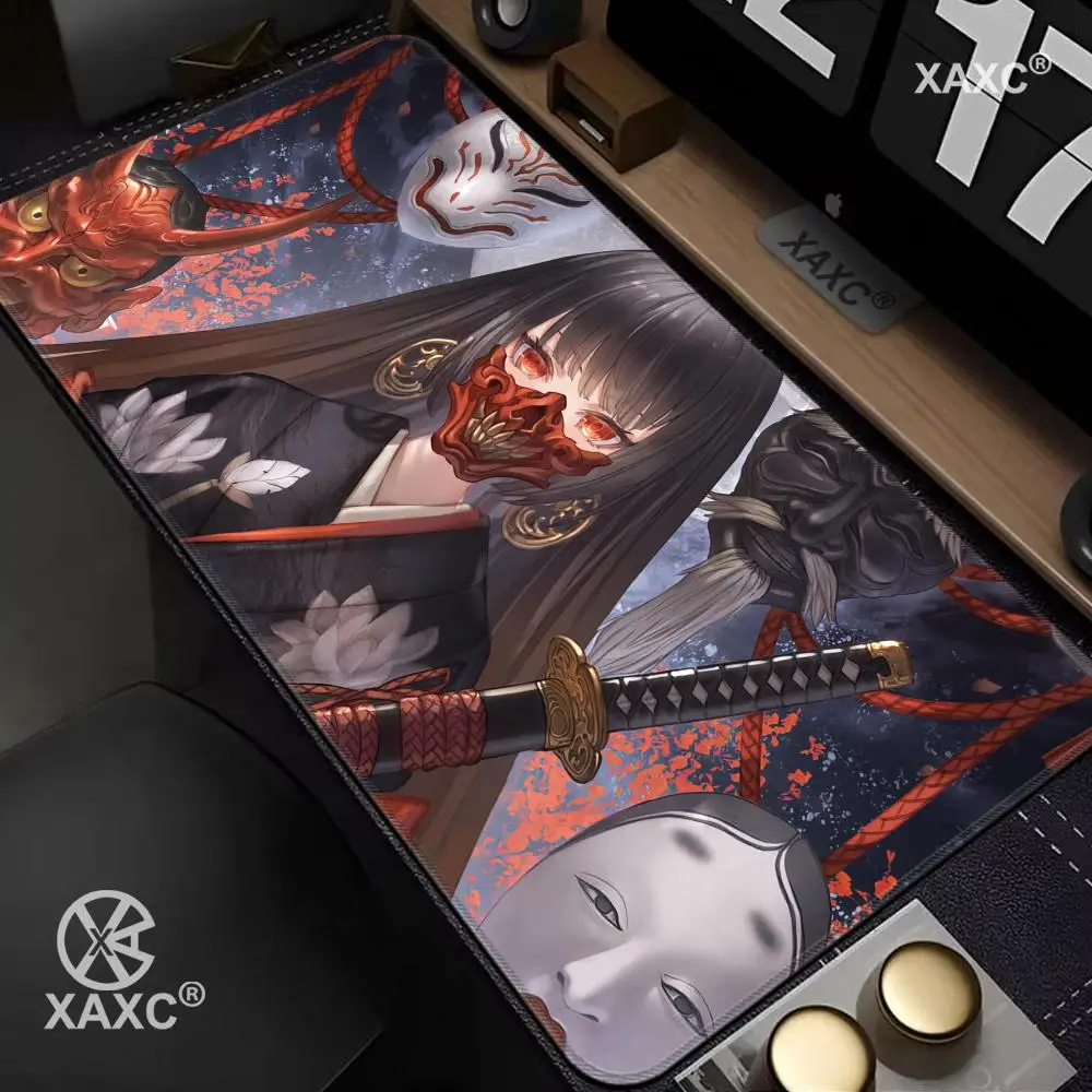 Ghost Mask Mouse Pad large keyboard mouse desk pad non-slip rubber gaming mouse pad laptop mouse