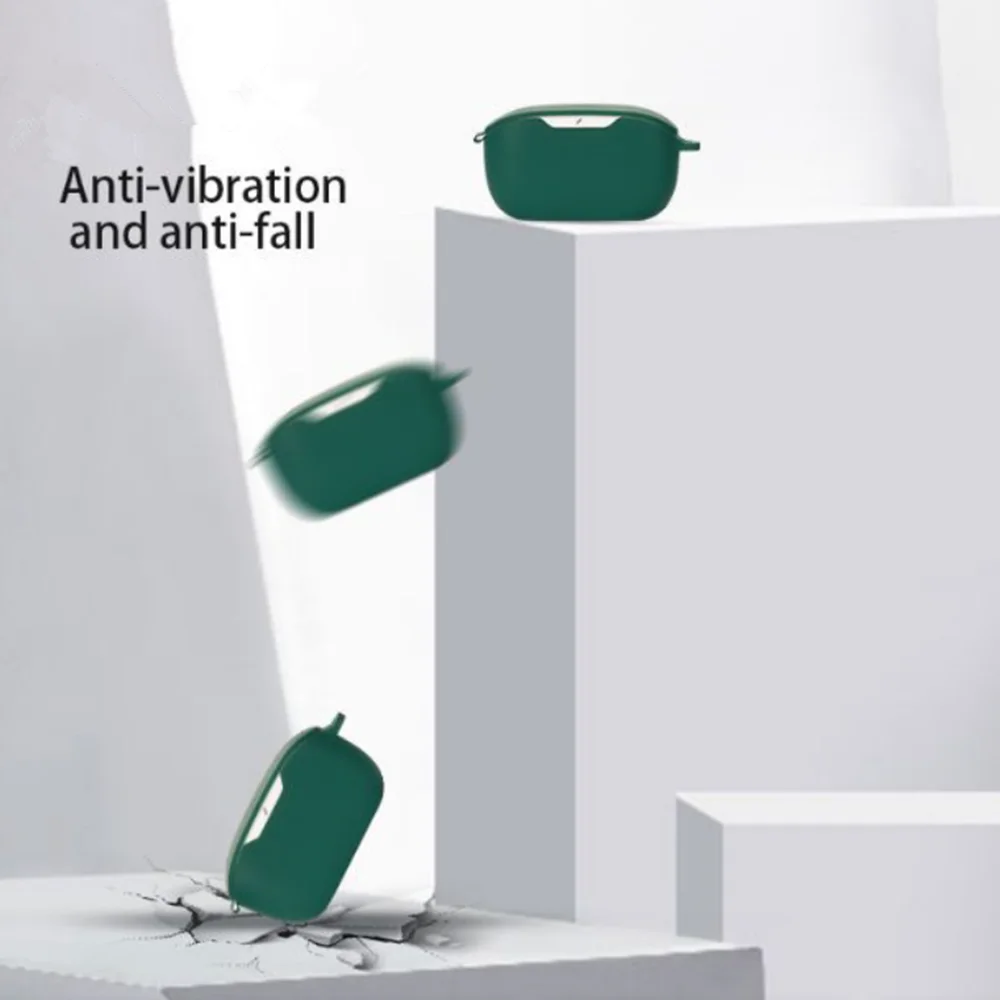 Für JBL Wave Buds/Buds 2 Fall Einfarbig Kopfhörer Abdeckung Fundas Shell Weiche Stoßfest Silikon Hearphone Zubehör – Detail 4