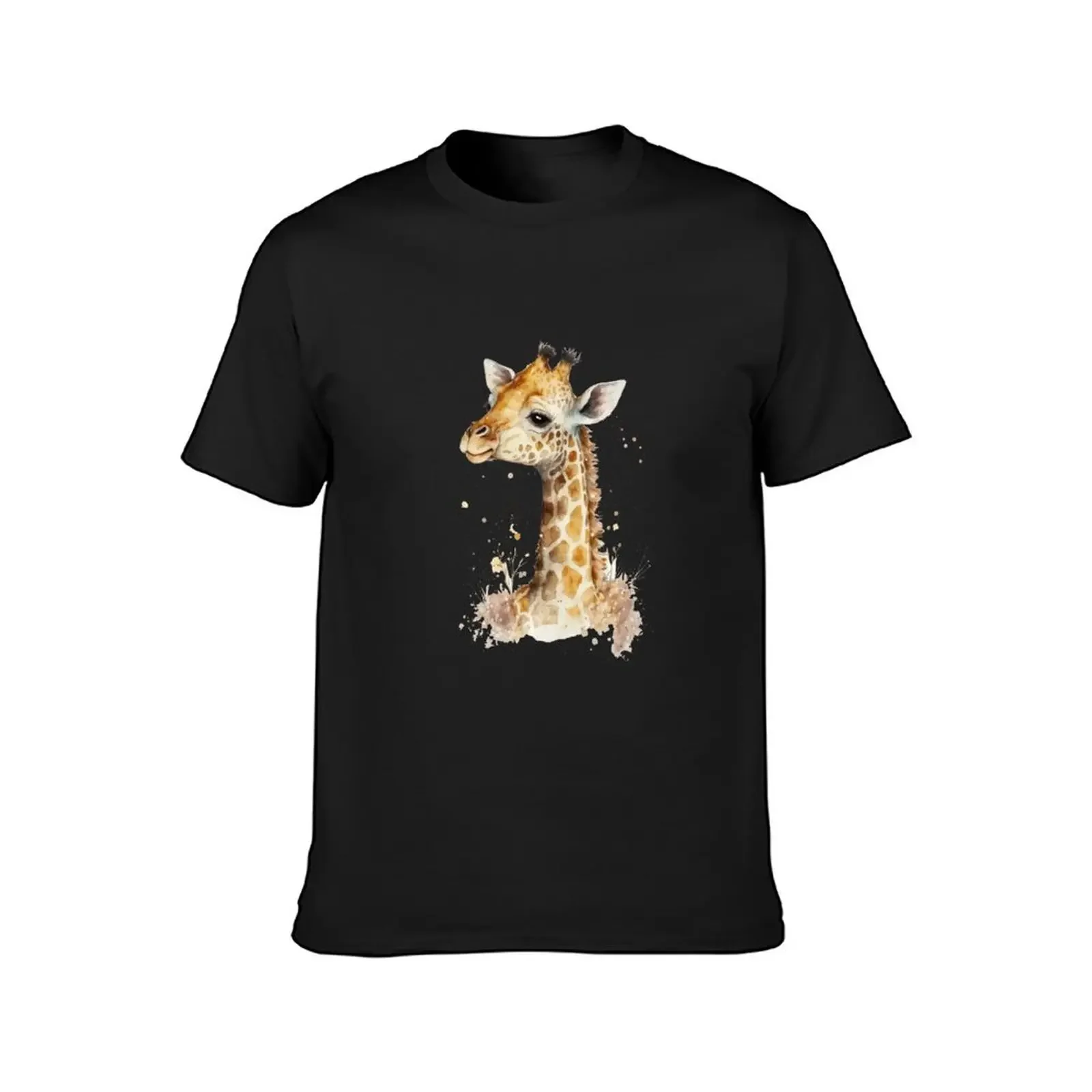 Adorable giraffe T-Shirt vintage t shirts Aesthetic clothing sweat t shirts men