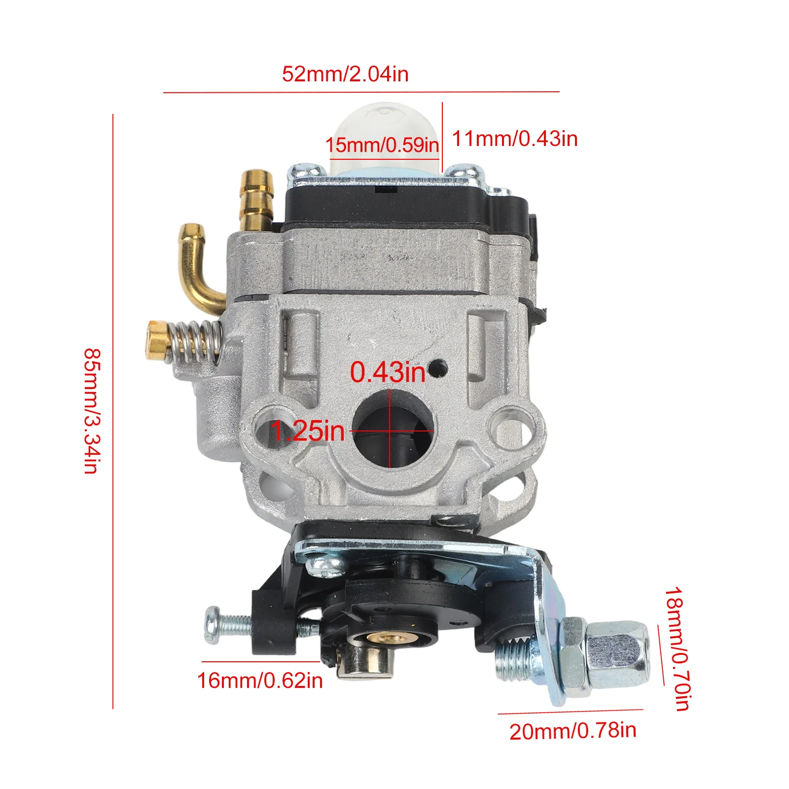 

Замена карбюратора для двигателей 22-36 куб. см, подходит для кусторезов, триммеров, бензопил 32F, 34F, 36F, TU26