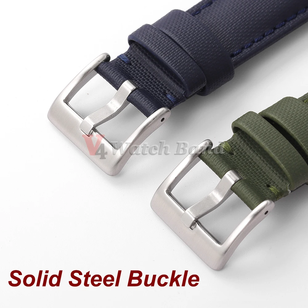 20 مللي متر 22 مللي متر أشرطة القماش الشراعية لأوميغا بلانكبين ل سايكو الغواصين الساعات الرجال النساء الإفراج السريع مقاوم للماء حزام (استيك) ساعة