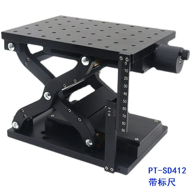 

412 lifting distance 200MM precision manual lifting sliding table translation height adjustment table