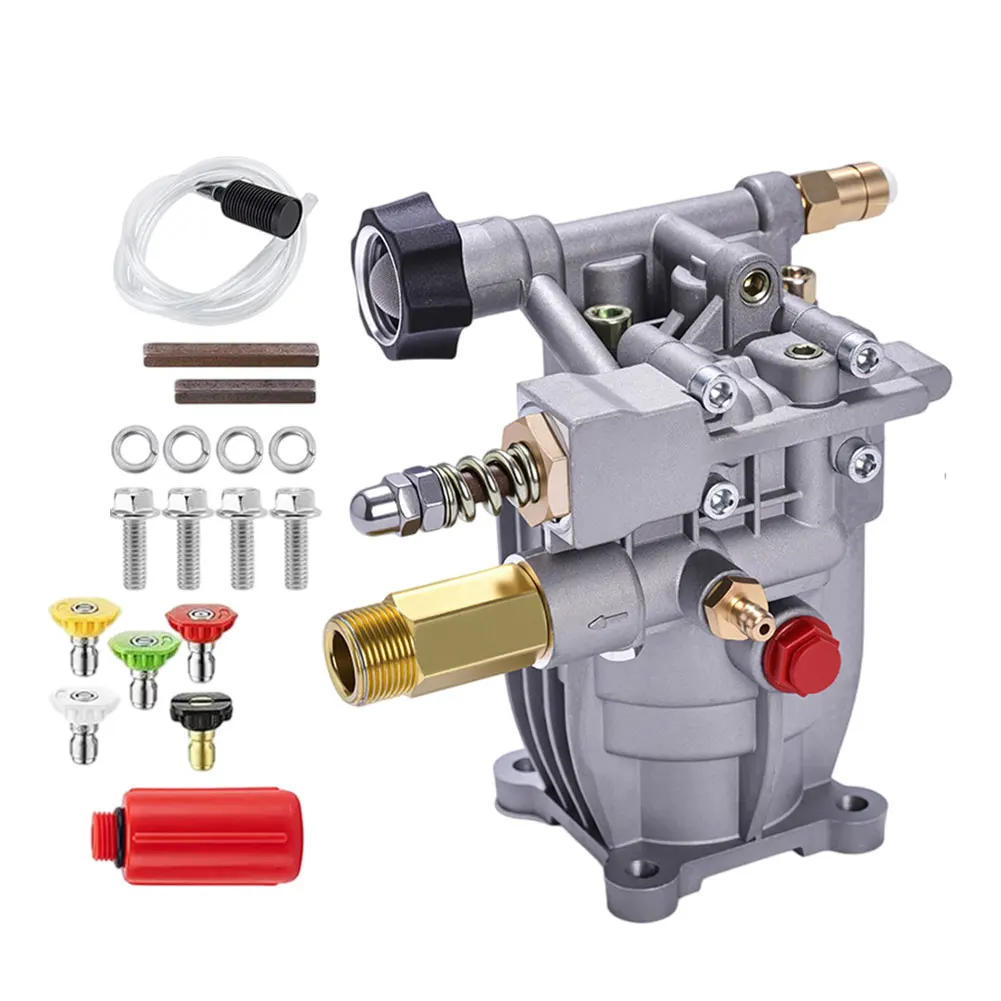 

G3/4 US Standard High Pressure Plunger Pump Head Aluminum Inclined Disc For Gas Pressure Washer Cleaning Machine Parts