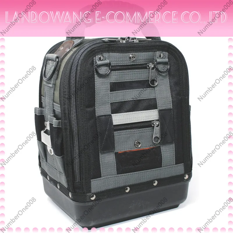 Heavy Duty Large Capacity Tool Bag, Multi-Zipper Multi-Compartment Organizer Pouch Durable Work Tote Bag for Tools
