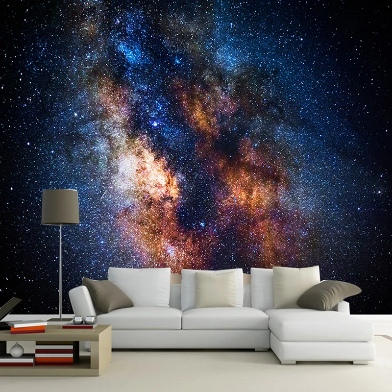 Customized products Photo Mural Wallpaper Starry Sky Nature Landscape Living Room Sofa Bedroom TV Background Wall Art Modern 3d