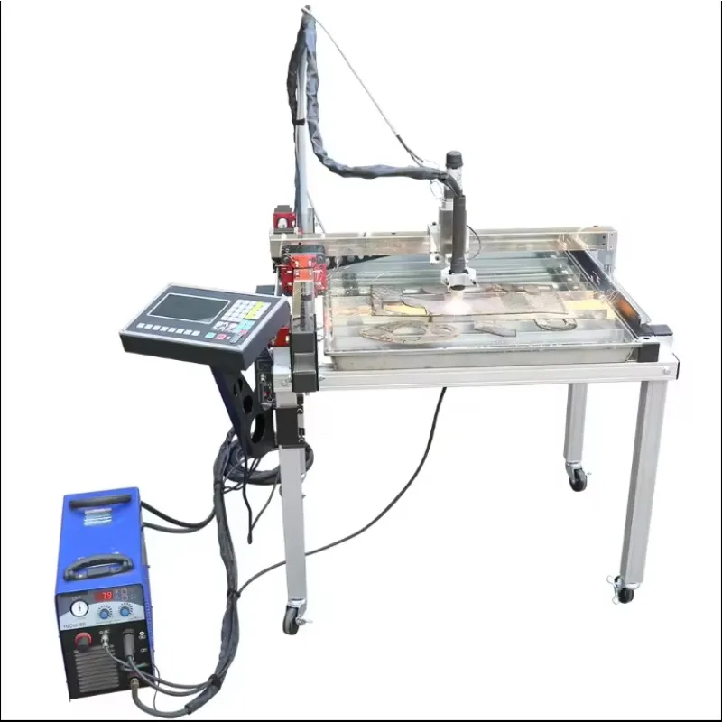 

Lotos 2025 Mini CNC Plasma Cutting Table Portable 600x600mm Automatic with Stepper Motor CNC Plasma Cutter for Metal