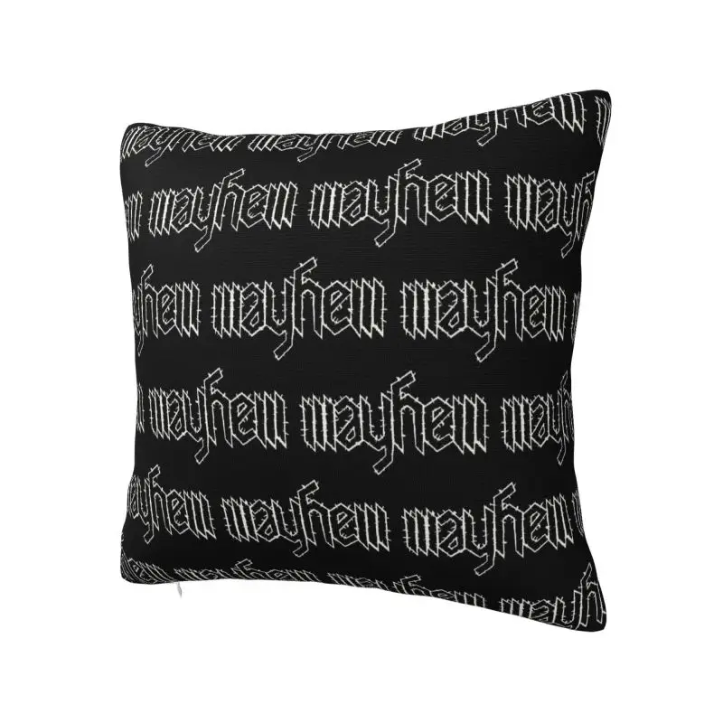 Custom Mayhem Band Logo Cushion Cover Sofa Home Decor Square Throw Pillow Cover