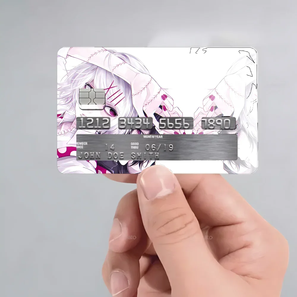 Tokyo Ghoul Suzuya Juuzou Anime Stickers For Debit Credit Card Or Save Shell On Off Ultra Thin No Fade Sticker Skin Cover Film