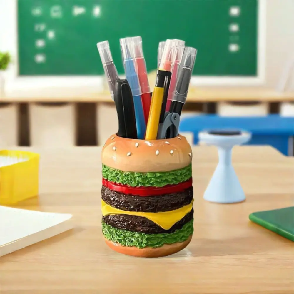 Simpatico portapenne dal design di Amburgo, creativo e divertente, contenitore per riporre il desktop, multiuso, liscio, per esposizione di matite, regalo per ragazza
