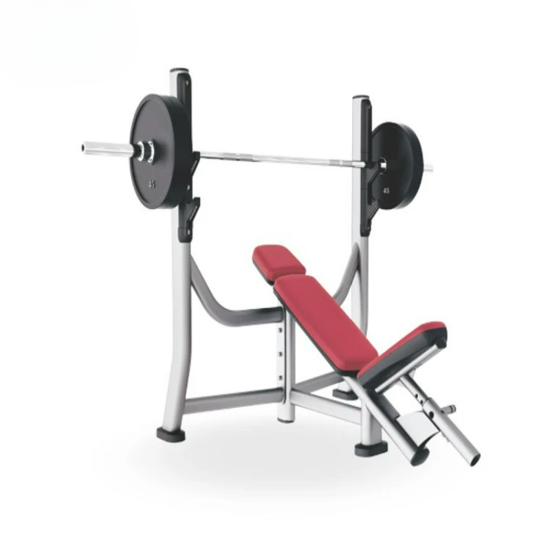 Gym Commercial Upward Oblique Chest Push Commercial Weightlifting Bed Strength Equipment Bench Press Stand Bench Press