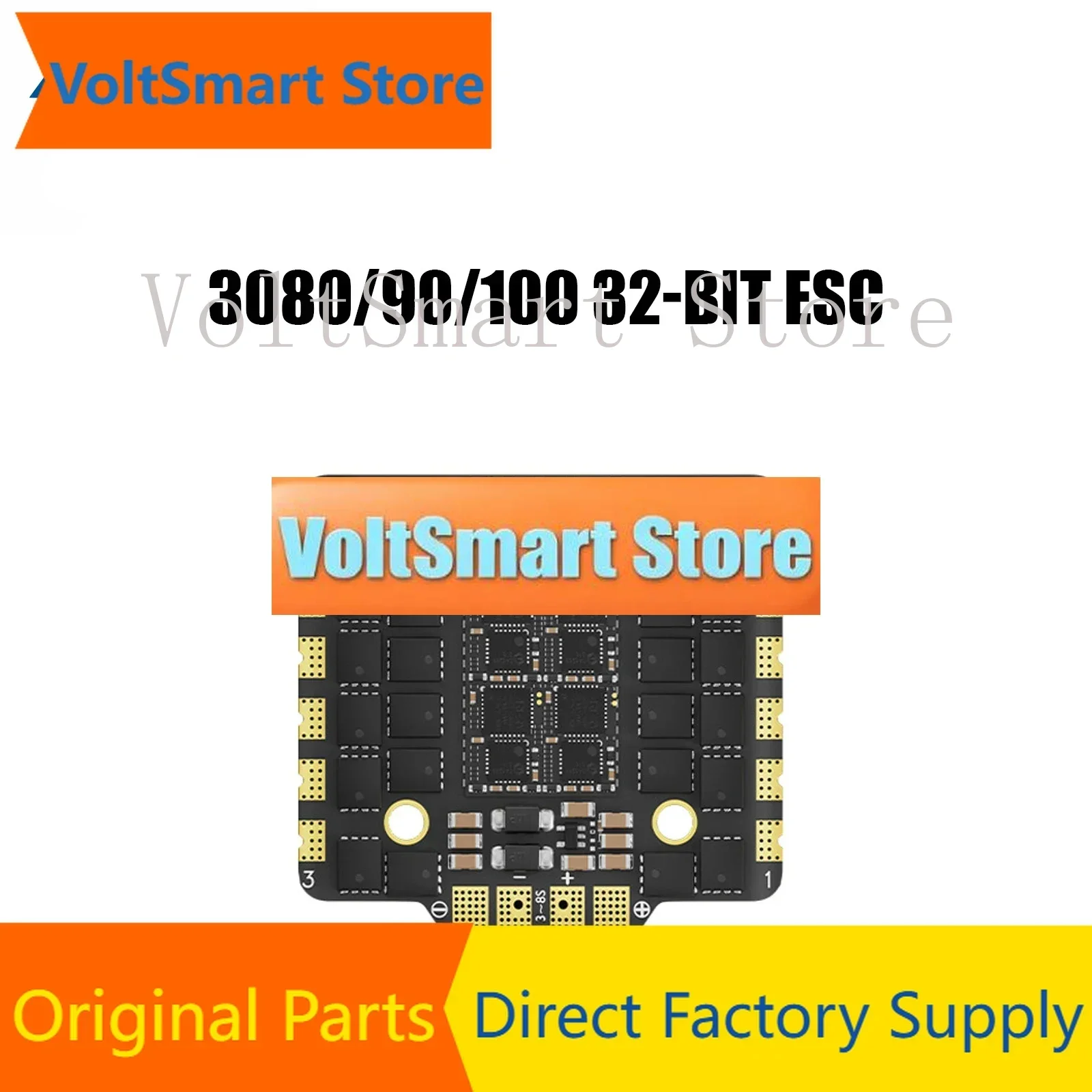 VoltSAocoda-RC 3080 3090 30100 ESC, 80A/90A/100A 3-8S AM32 4-IN-1 32Bit For FPV Racing Drone Parts