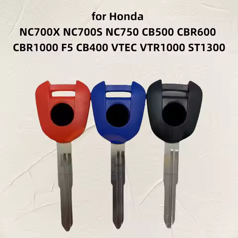 for Honda NC700X NC700S NC750 CB500 CBR600 CBR1000 F5 CB400 VTEC VTR1000 ST1300 Motorcycle keys Blank Key Uncut Blade fit
