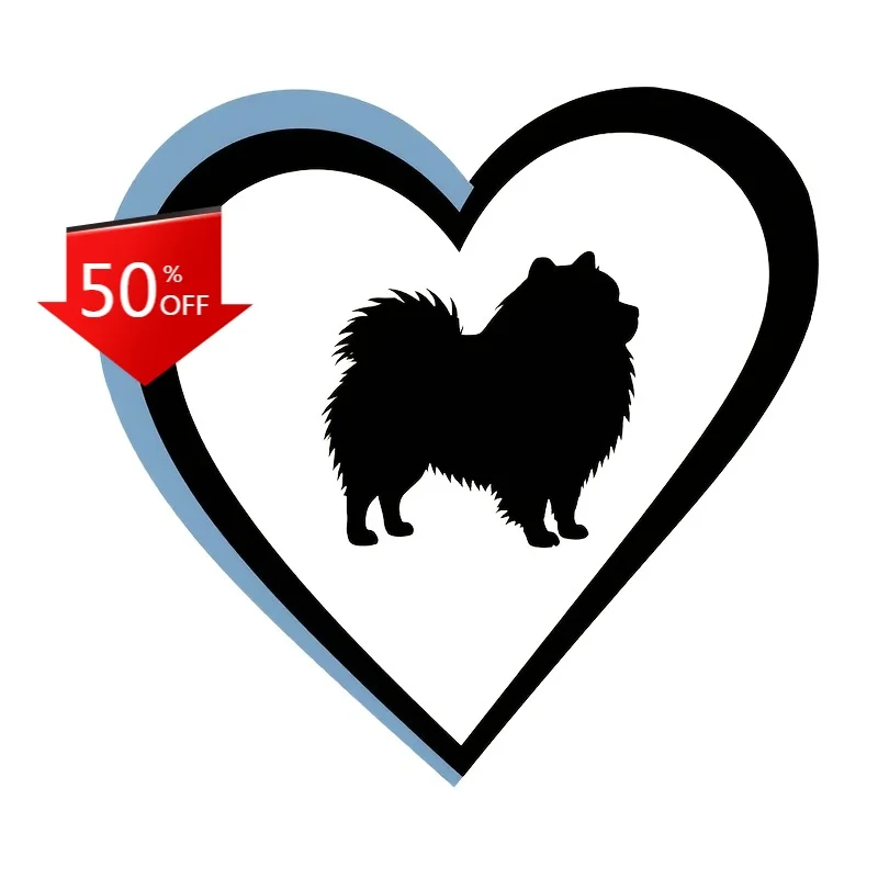 

Водонепроницаемая виниловая наклейка с изображением пушистого черного померанского шпица для автомобиля, ноутбука, окна, бампера. Крутой и эстетичный декор.