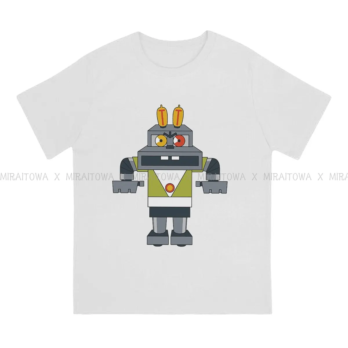 Nu Pogodi Wolf Rabbit Russian Soviet Cartoon Crewneck TShirts Classic Robot Distinctive Homme T Shirt New Trend Clothing 6XL
