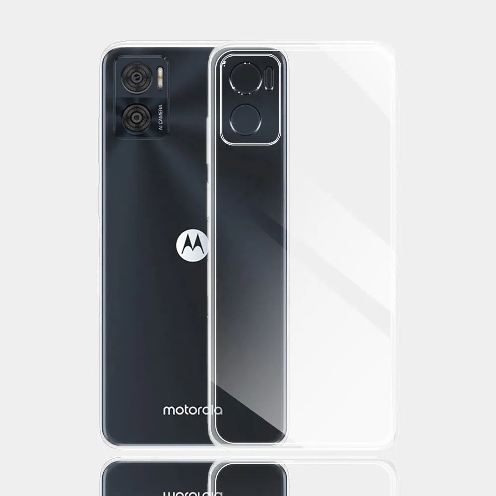 For Motorola E22 Clear Case Silicon Soft Cover For Motorola E22i Phone Case For Motorola E22 E22i Clear Thin Bumper Coque