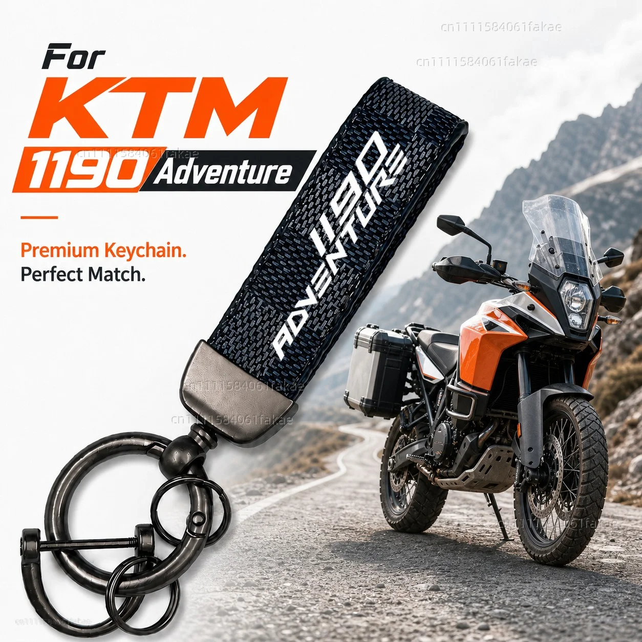 

For KTM 1290 390 790 890 990 1050 1090 1190 1290 Super Adventure Motorcycle Keychain Custom Logo Gift for Rider Men Women