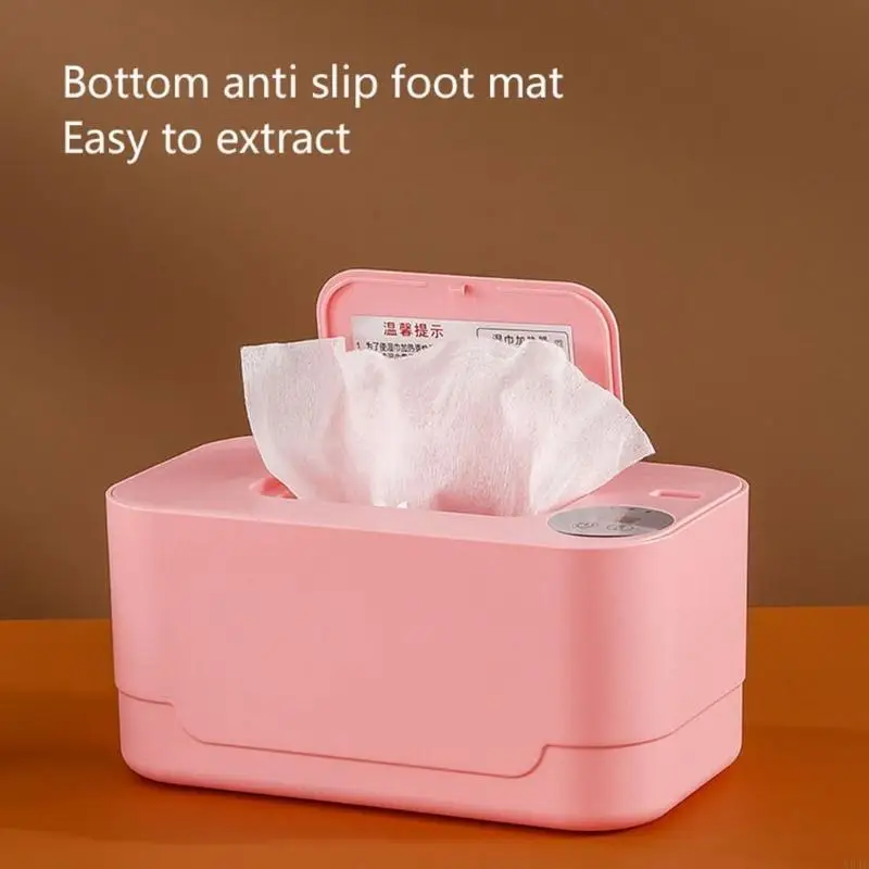 N84E مناديل مبللة للأطفال أكثر دفئًا مع وظيفة التسخين السريع، صندوق مناديل مبللة ذكي للرضع للآباء أثناء الليل أو في الهواء الطلق #1