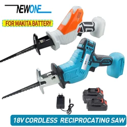 150mm 3000rp/min Cordless Reciprocating Saw Portable Electric Saw Replacement Metal Wood Cutting Tool for Makita 18V Battery