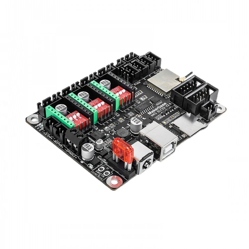 Scheda di controllo della macchina per incisione laser Piccola scheda madre di controllo della macchina per scrittura Grbl a 2 assi/3 assi 12V/24V + modulo 2/3 4899
