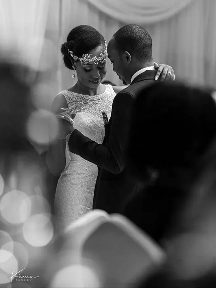 Robe de Mariée Personnalisée avec Perles en Fibres, Vêtement Éducatif, avec Traîne de Balayage, dans le Bas du Dos, pour Patients de Sirène Africaine, Jardin