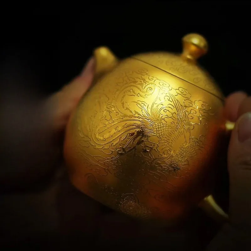 Dragon and Phoenix Teapot Master, Jin Household Gifts Xi Shi High-end High-end Ceramic Tea