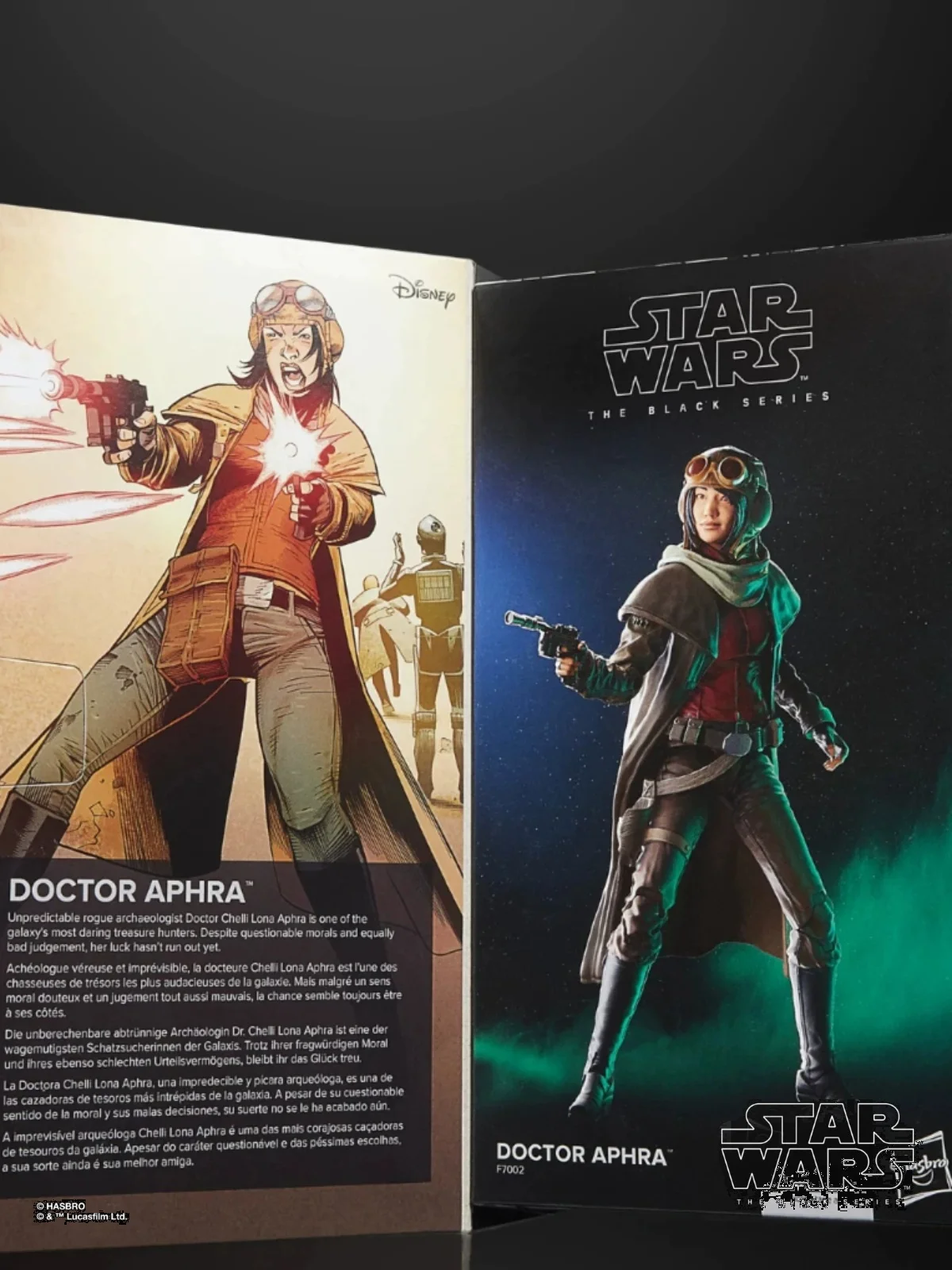 

Hasbro Star Wars Black Box Comic Book Cover Dr. Afra 6-inch Action Figure Tabletop Box for A Boy's Birthday Present