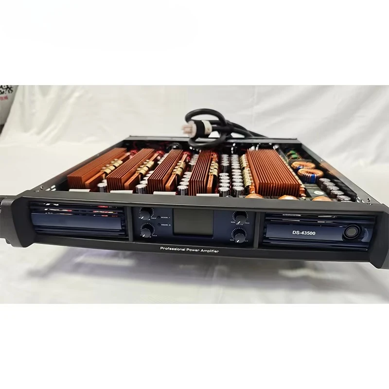 

4 Channel High Power Professional Power Amplifier 4x3500W 1.5U Nitride Amplifier