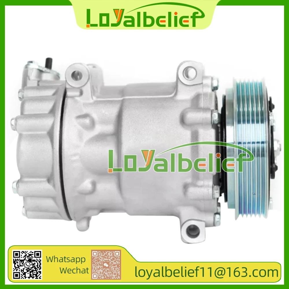 A/C AC Compressor SD7C16 For Peugeot 207 208 308 3008 508 5008 Citroen C3 C4 C5 9822826880 9651910980 9800839580 9688354080