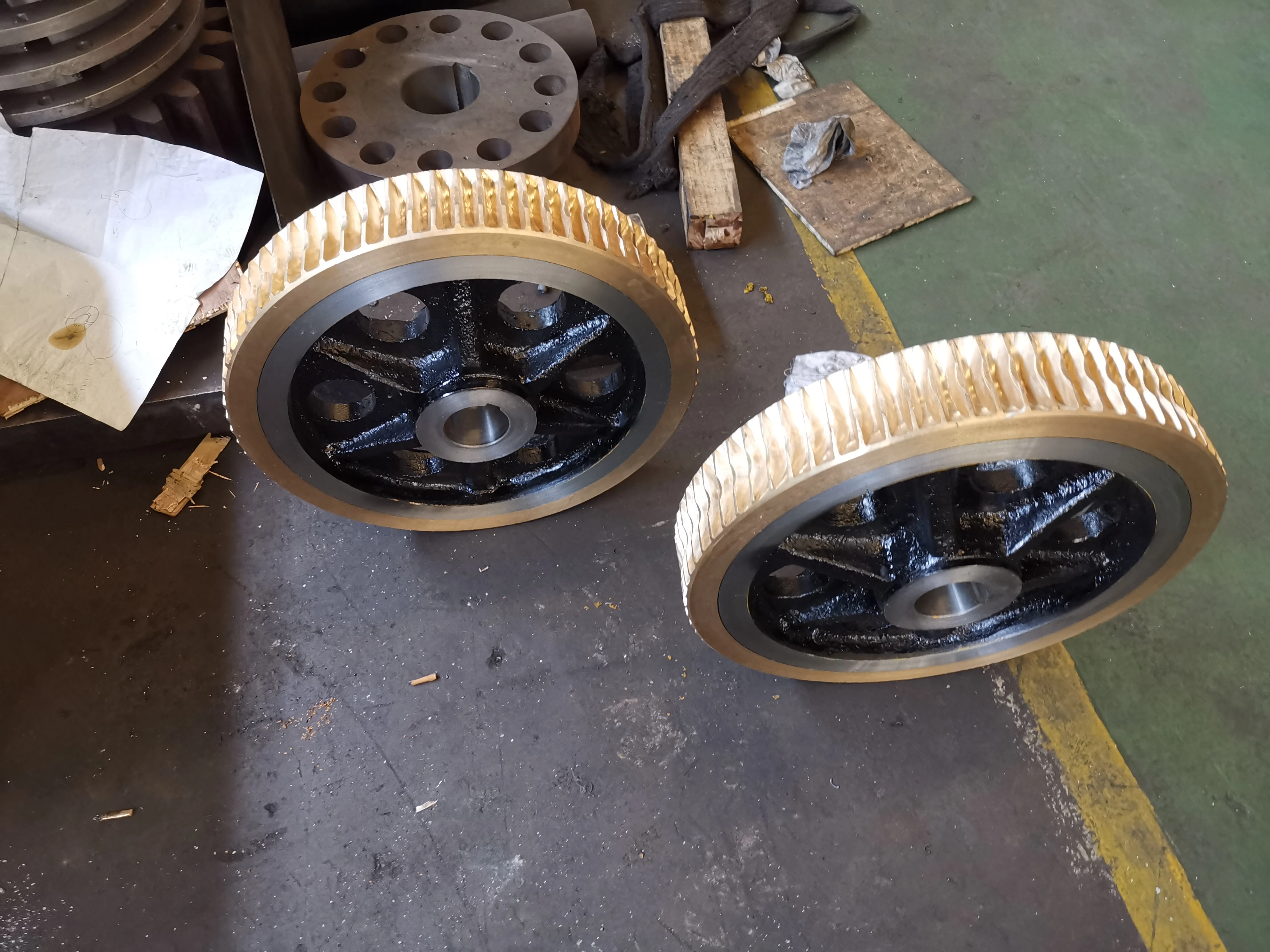 Gear reducer custom high precision numerical control hobbing brass worm