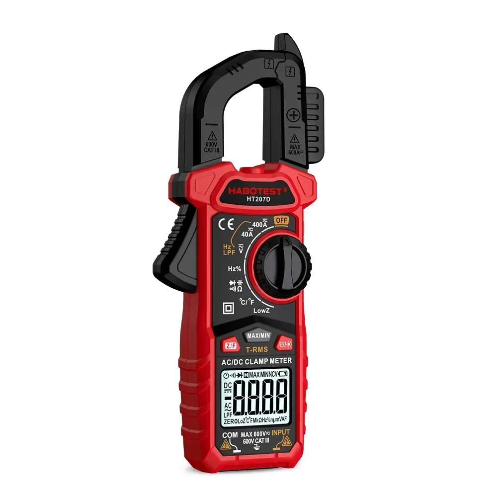 Factory wholesale clamp meter AC and DC anti-burn high-precision multi-function digital clamp meter