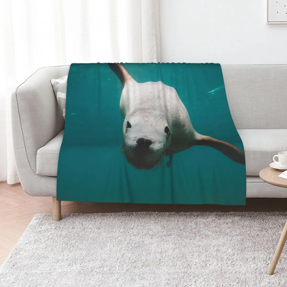 

Seal Throw Blanket Bed Fashionable Heavy Decorative Sofa Custom Blankets