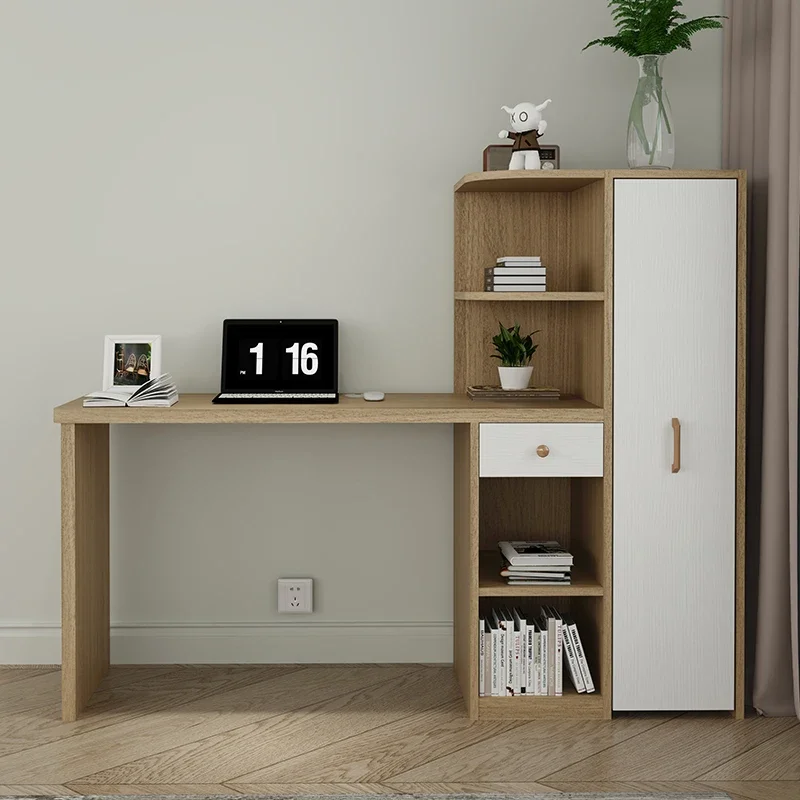 Desk Student household solid wood bookshelf table corner writing table bedroom bedside table desktop office computer