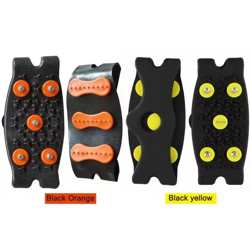 

Универсальные уличные ледоступы с 5 шипами, противоскользящие накладки на обувь для снега, незаменимые аксессуары для походов и прогулок