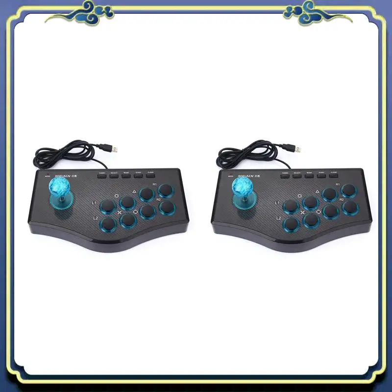 Controller di gioco cablato portatile 2X Game Rocker USB Arcade Joystick USBF Stick per console di gioco Gamepad per computer PS3
