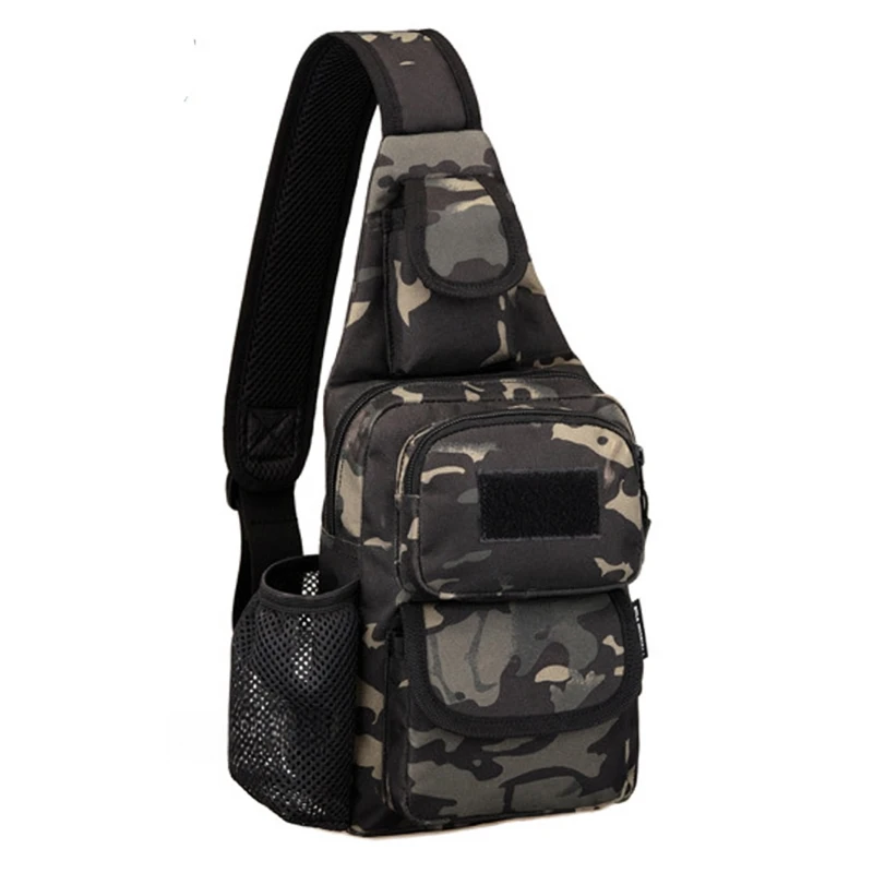 Multi-functional Tactical Shoulder Bag Hiking Backpack Men's Nylon Outdoor Hunting Camping Fishing Molle Hiking Chest Sling Bag